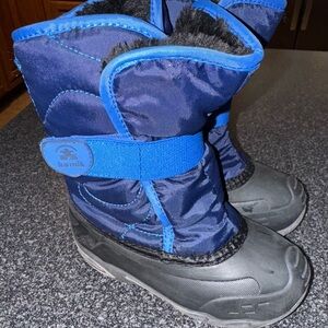 Kamik Navy and Charcoal Snow Boots